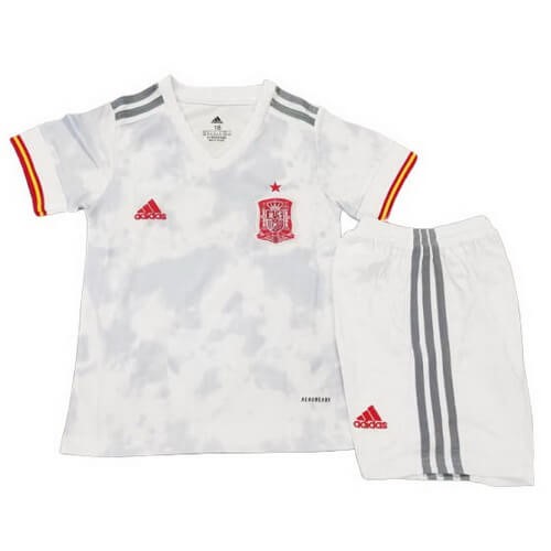 Maillot Football Espagne Exterieur Enfant 2020 Blanc